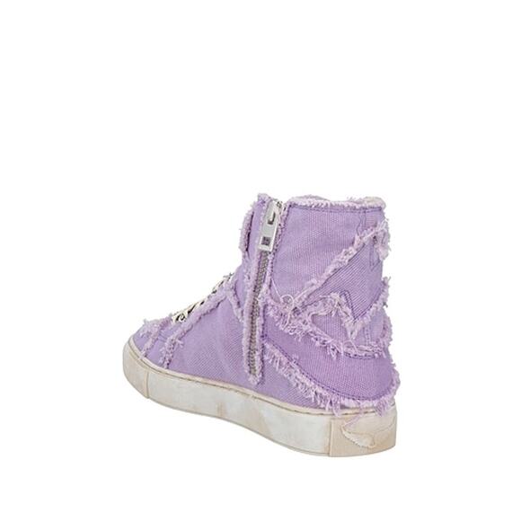 ZADIG & VOLTAIRE Flash High Top Sneaker Color Boomerang Size 37/7 QUICK SHIP - Picture 5 of 8